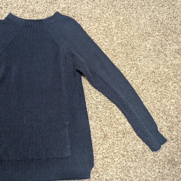 LUNYA Blue Waffle Knit Long Sleeve Top - Picture 4 of 10